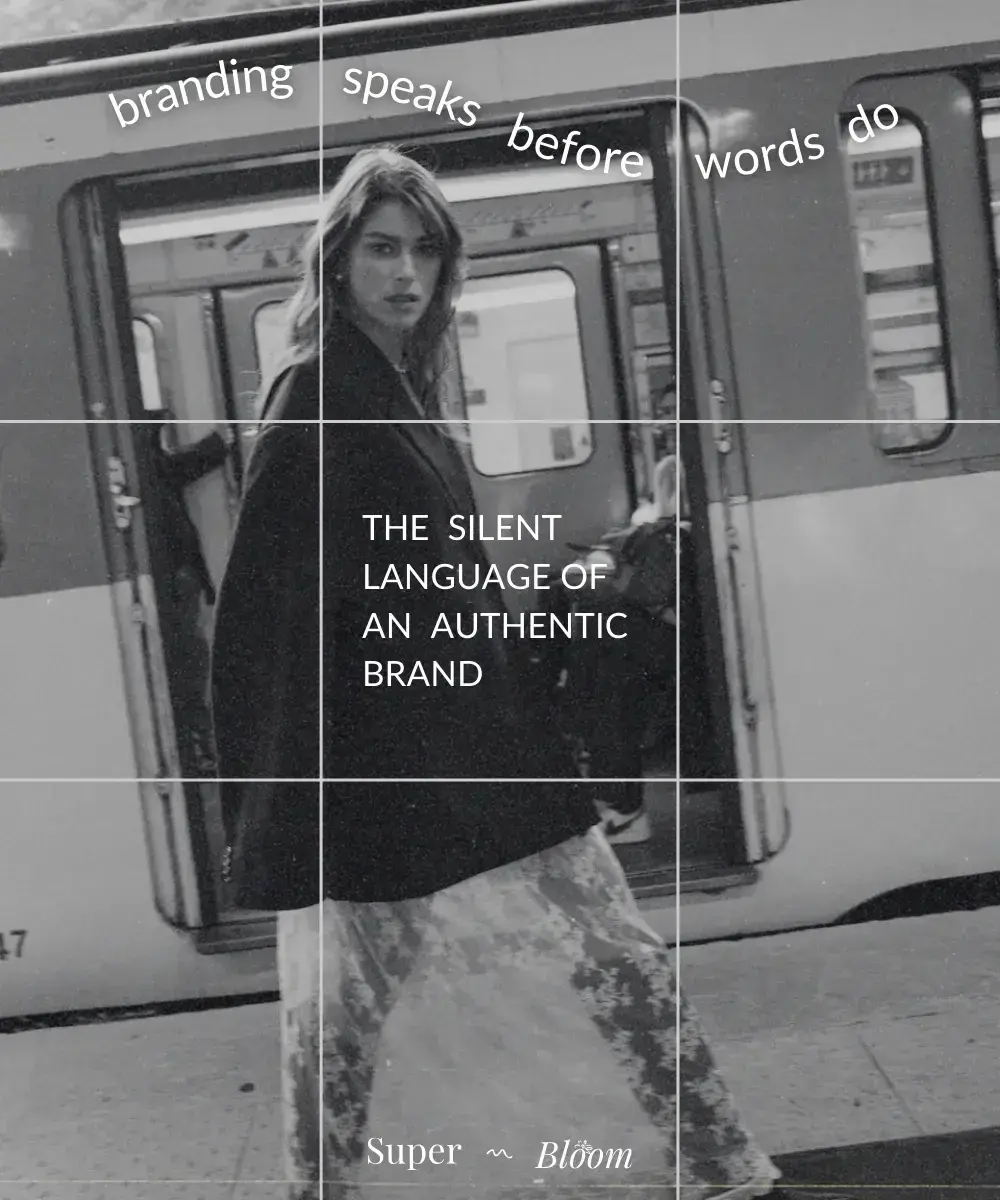 poster image with the text "we are drawn to brand that mirror how we want to feel"