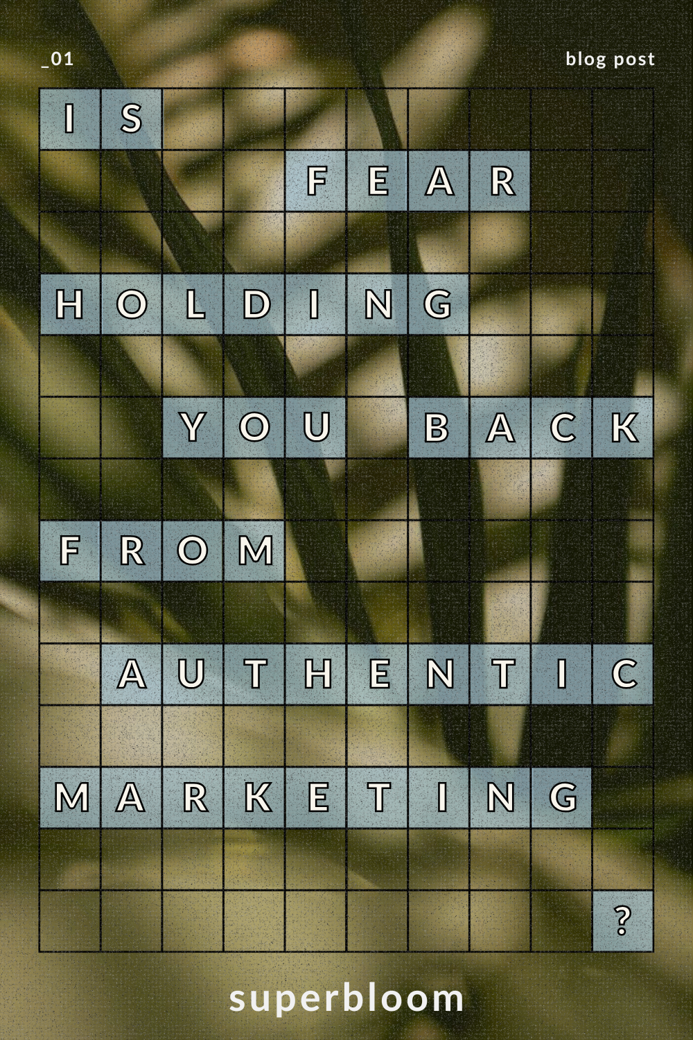 You’re not bad at marketing. You’re scared to be seen.